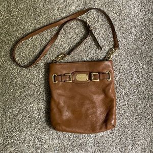Michael Kors tan leather cross body
